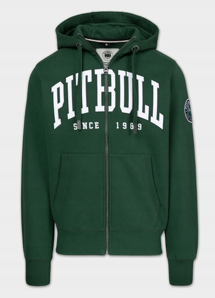 Pánská Rozepínací Mikina s kapucí Pitbull Norton Regular Střih Komfortní