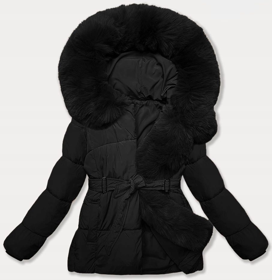 Lehká Dámská Bunda 16M9183 Černá, Velikost (40)