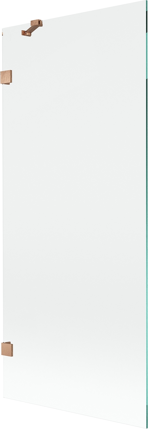 Mexen Lunar vanová zástěna 1-křídlová 80 x 150 cm, transparentní, kartáčova