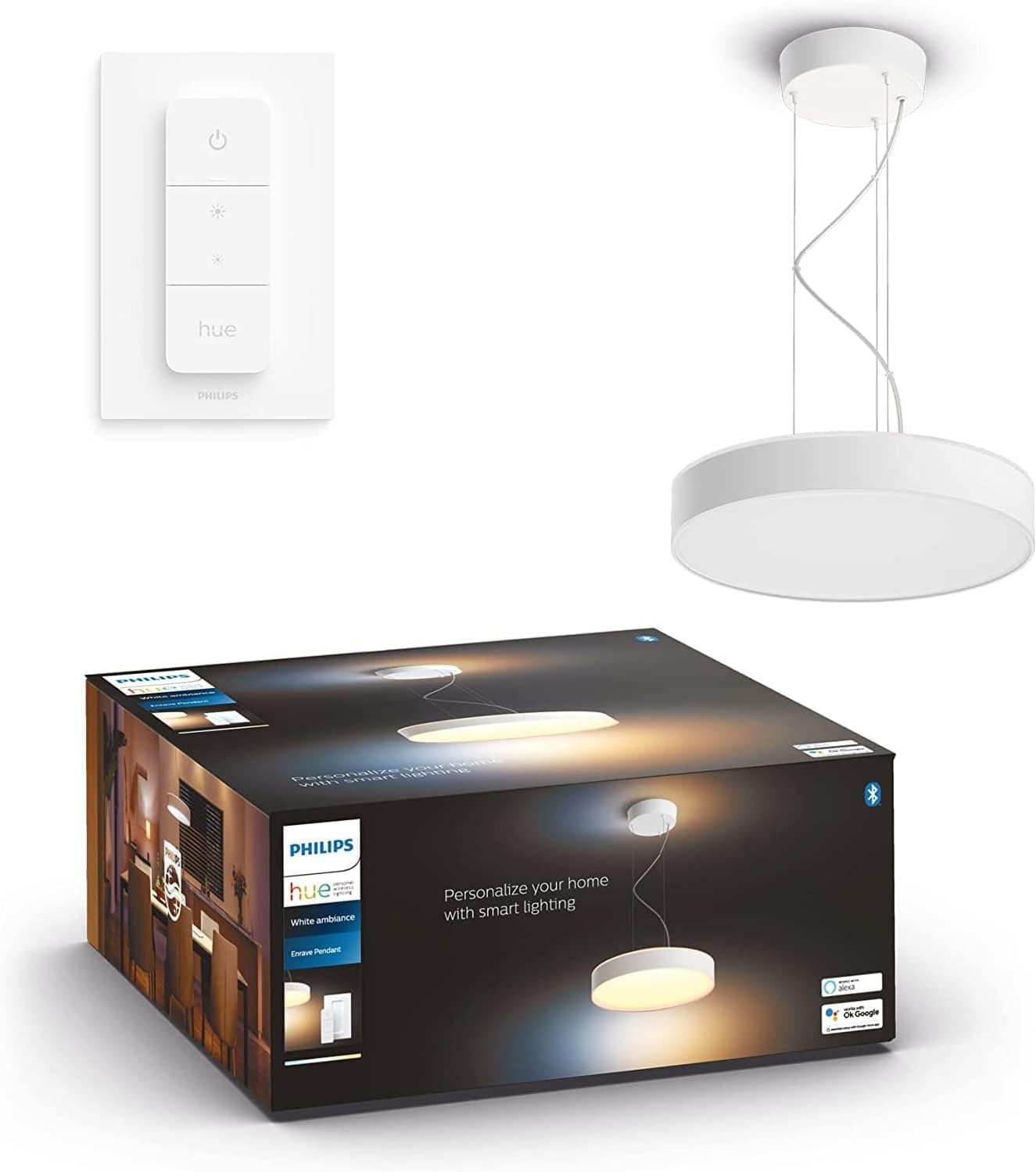 Závěsná stropní Led lampa Philips Hue Enrave 33.5W Tw Inteligentní Smart