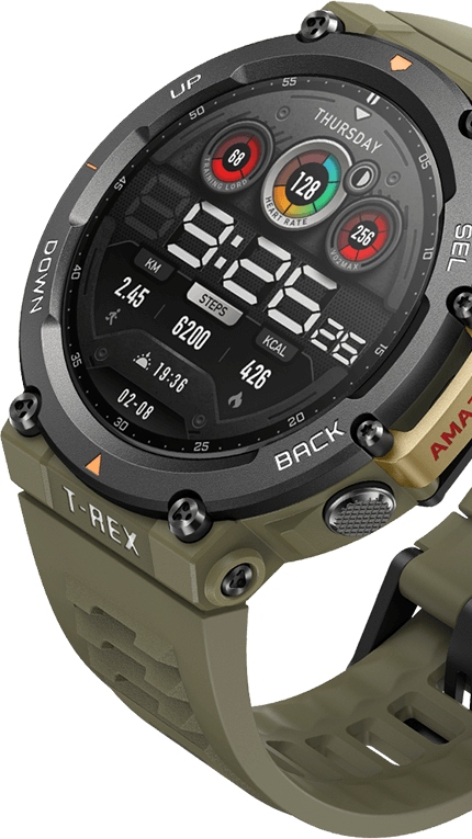 Smartwatch Amazfit T-Rex 2 Wild Green Rodzaj smartwatch