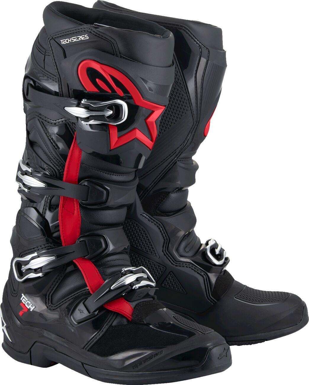 Topánky Na Cross Alpinestars Tech 7 Black/red Fluo 43 (9)