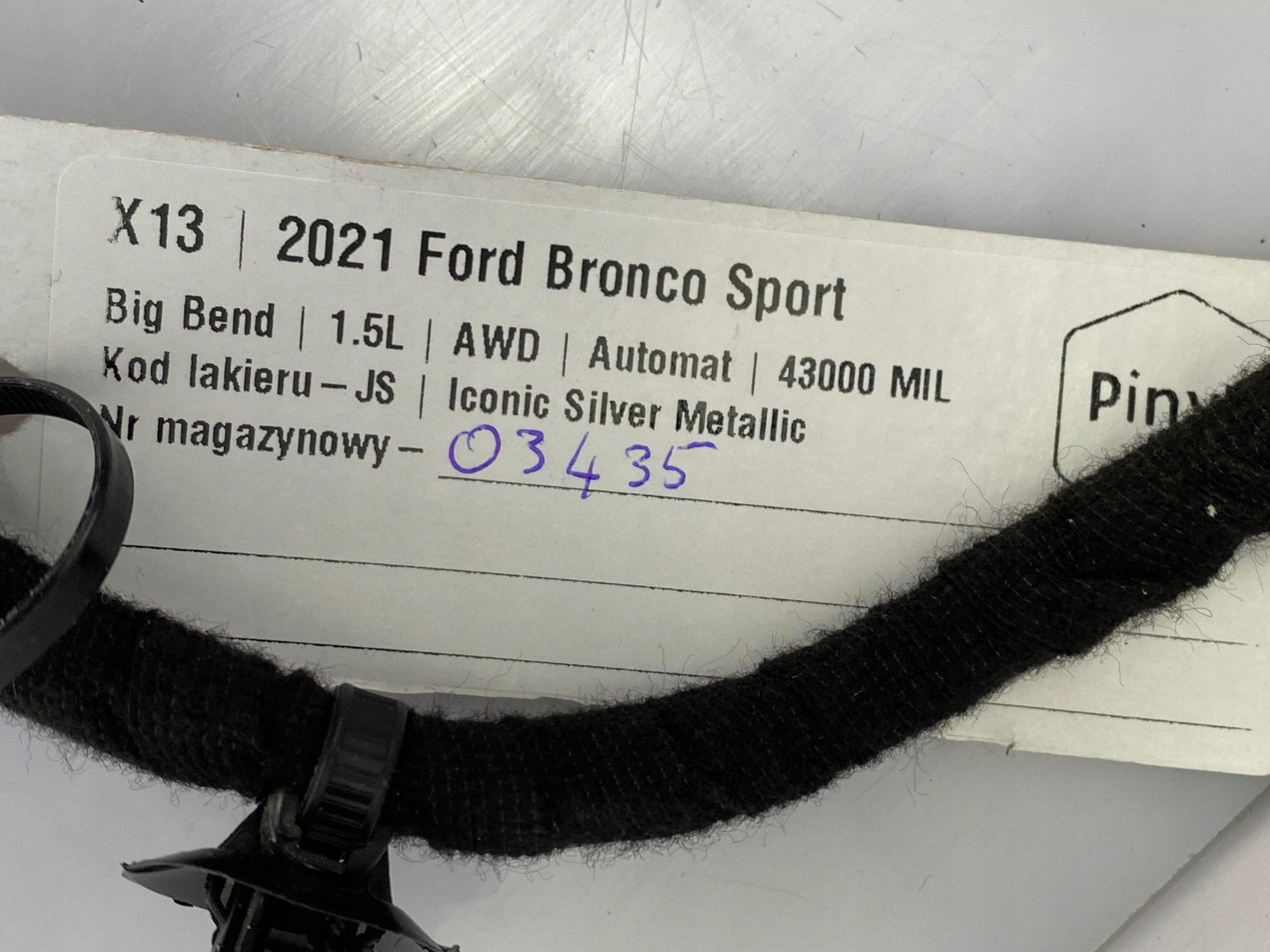 bundle bonnet Ford Bronco Sport 2020+ USA