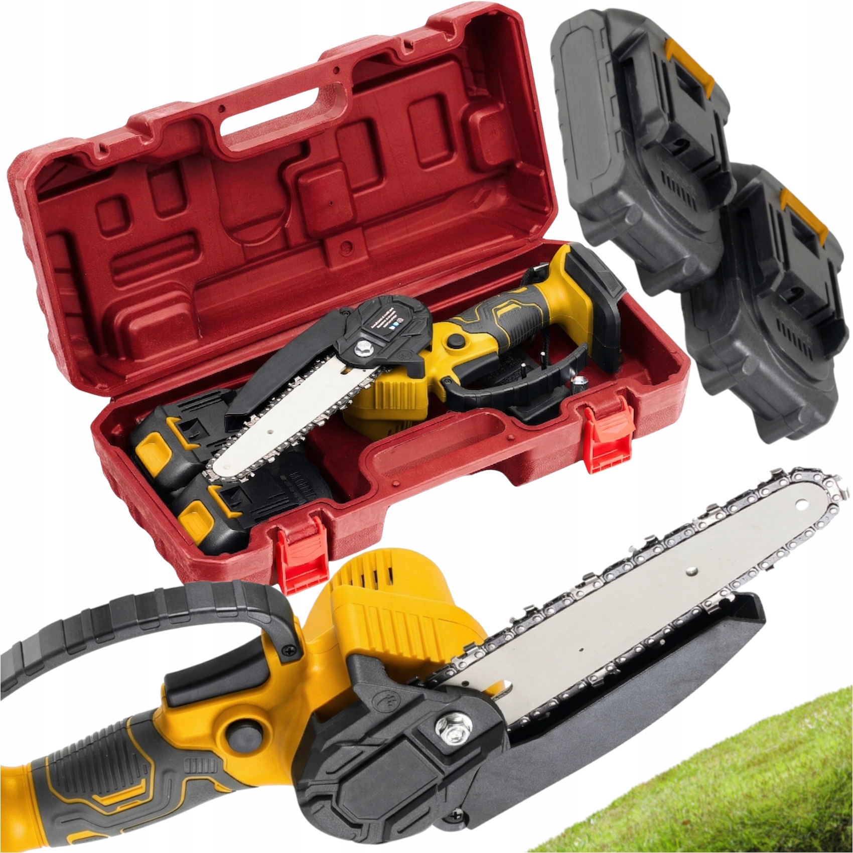 Akumulátorová Pila Na Větve, Lehká A Praktická, 2 X Akumulátorová Nabíječka