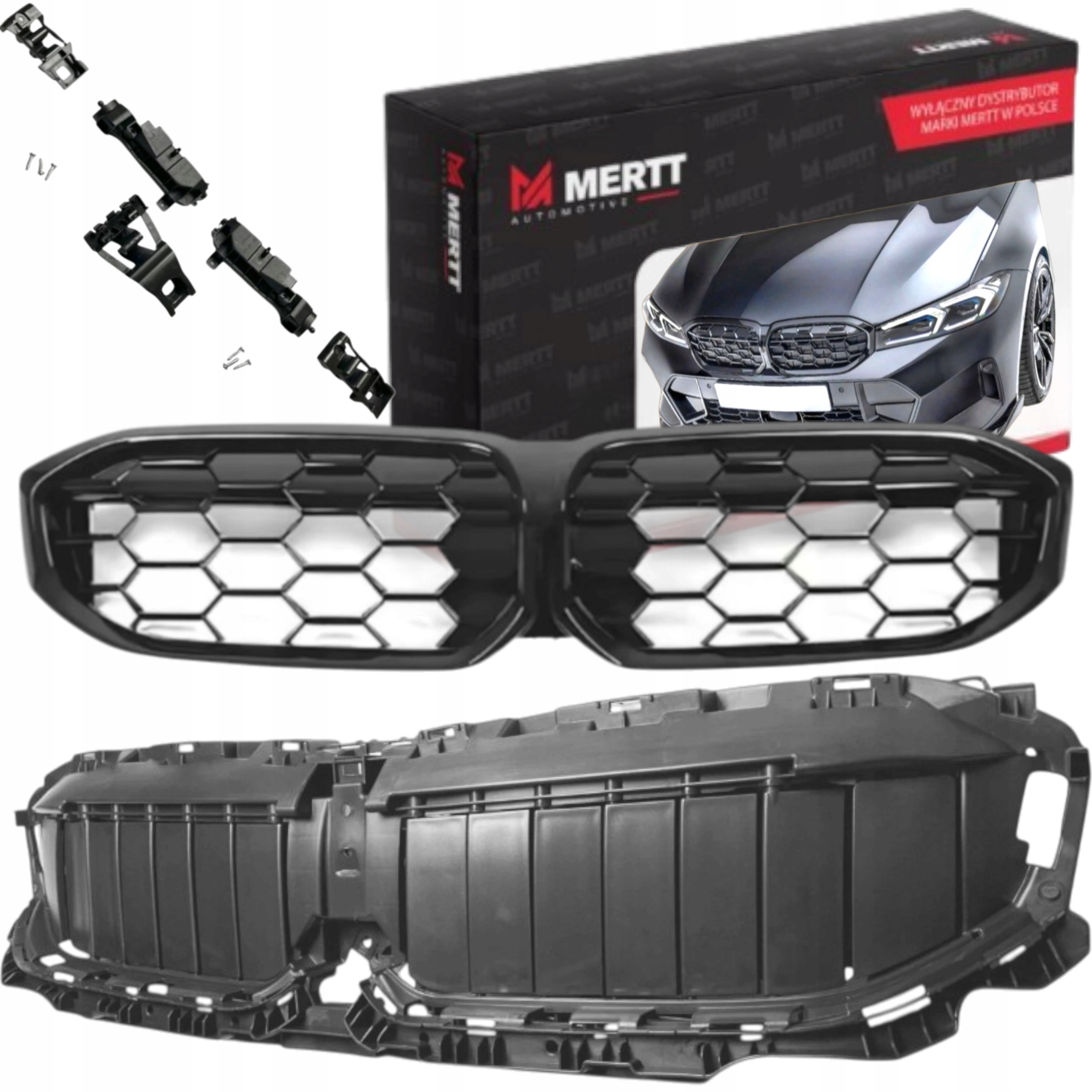 Bmw 3 G20 LCI 2023 Volant Vzduchu Roleta žaluzie Atrapa Ledvinky Gril