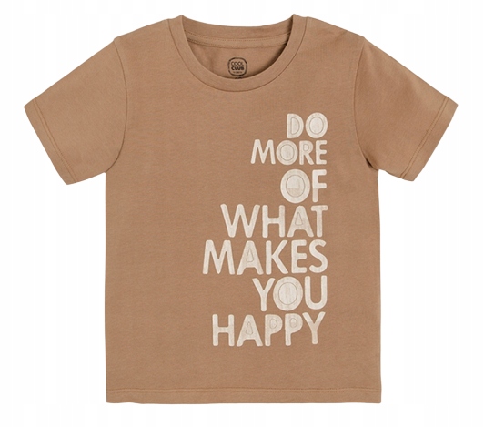 

Cool Club T-shirt chłopięcy brązowy r. 110