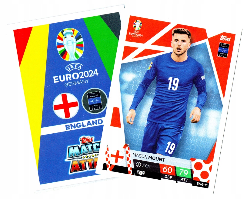 Topps Match Attax Euro 2024 Team Mate Base England ENG11 Mount