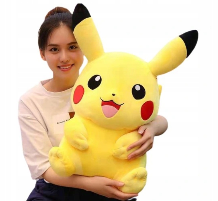 

Maskotka Pikachu Duży Pokemon Przytulanka 60 CM