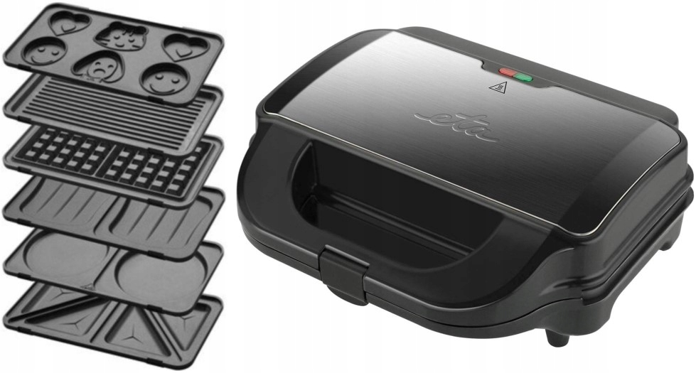 Opiekacz Eta Sorento Plus 6w1 Grill Panini Gofry Tosty Ciastka