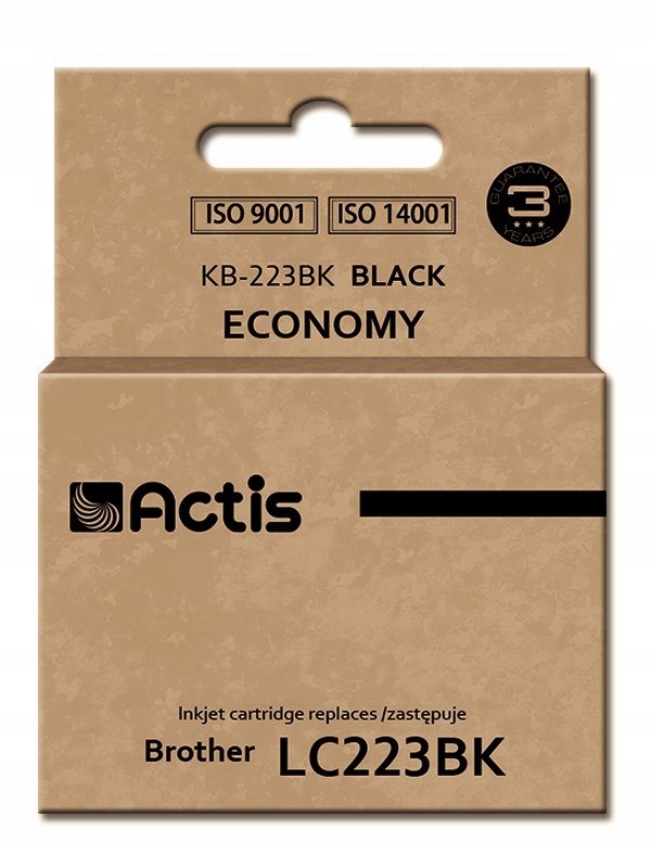 Tusz Actis KB-223Bk (zamiennik Brother LC223BK; Standard; 16 ml; czarny)