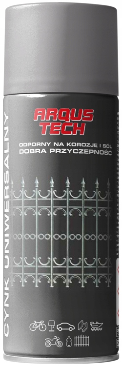 Farba cynkowa cynk ocynk w sprayu uniwersalny ciemny antykorozyjny 400ml