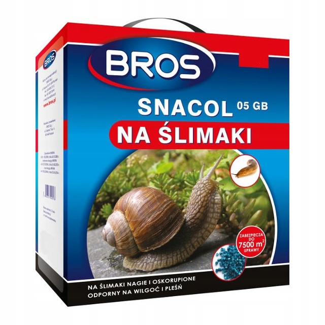 Snacol 25kg na ślimaki 5GB Bros Snacol Zwalcza Ślimaki granulowany 25kg 5GB