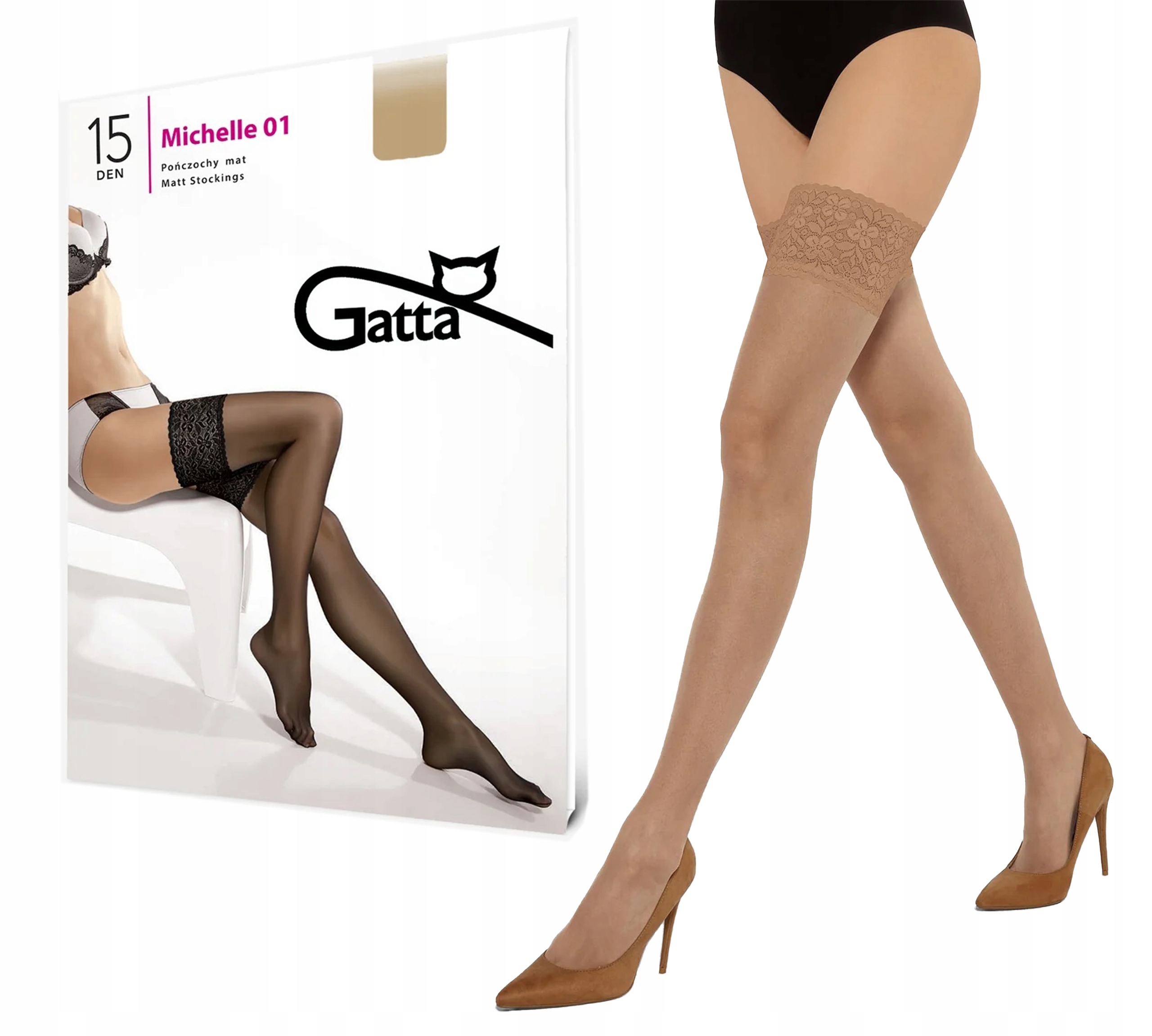 

Pończochy Gatta Michelle 01, różne , 3/4