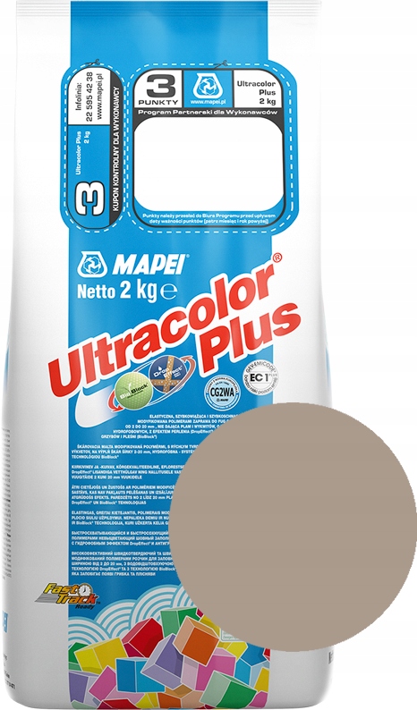 

Fuga Mapei Ultracolor Plus 2kg 133 Piasek
