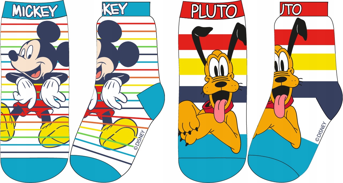 

skarpetki skarpety Myszka Mickey Pluto 2-pak 27/30