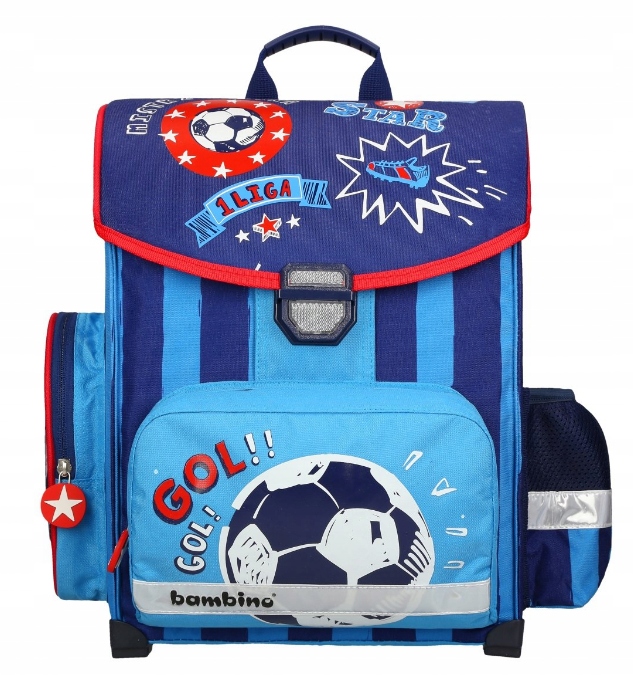 TORNISTER SZKOLNY PIŁKA FOOTBALL BAMBINO 1 KG