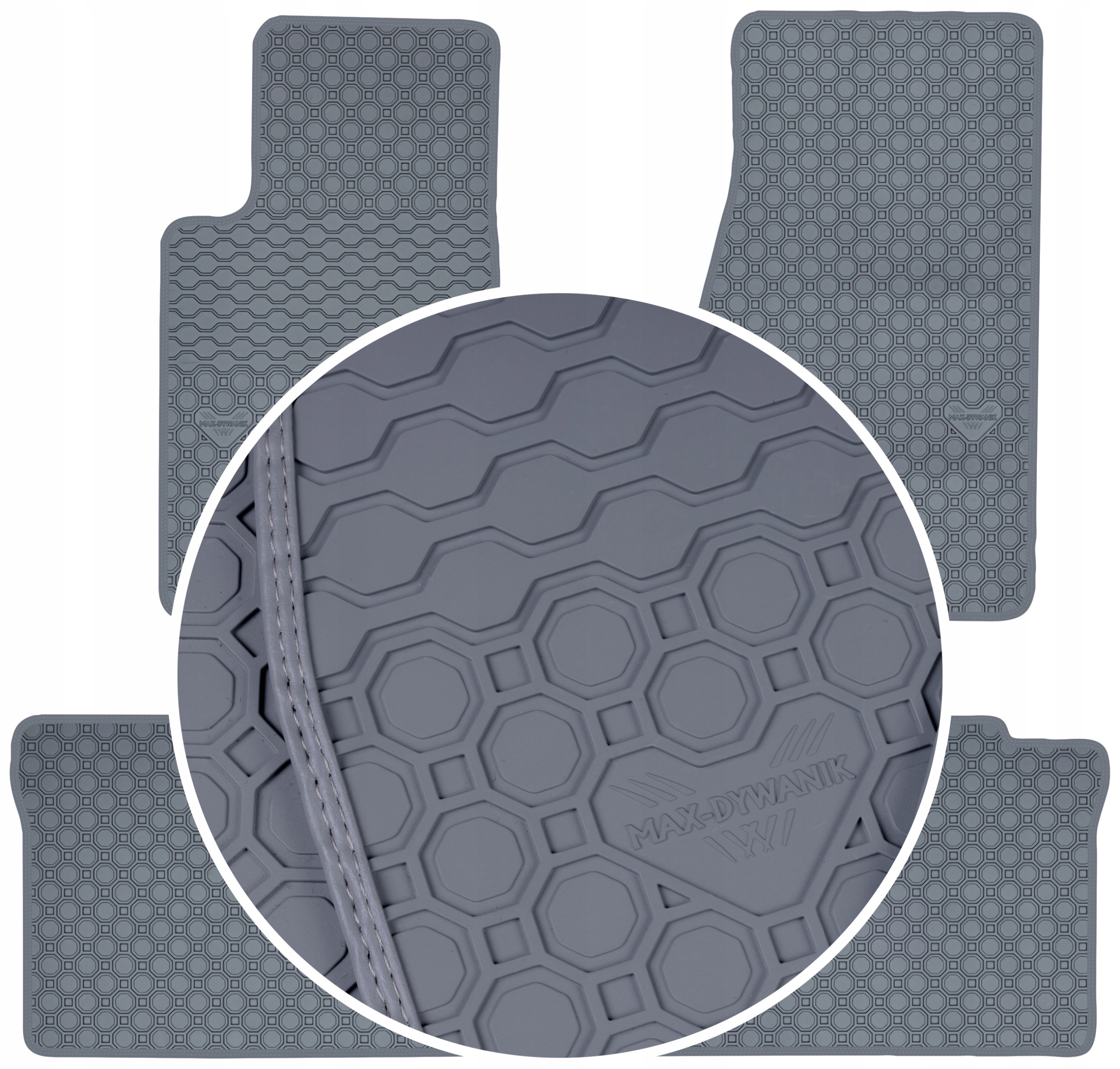 Jeep Grand Cherokee III 05-10 Koberce Šedé