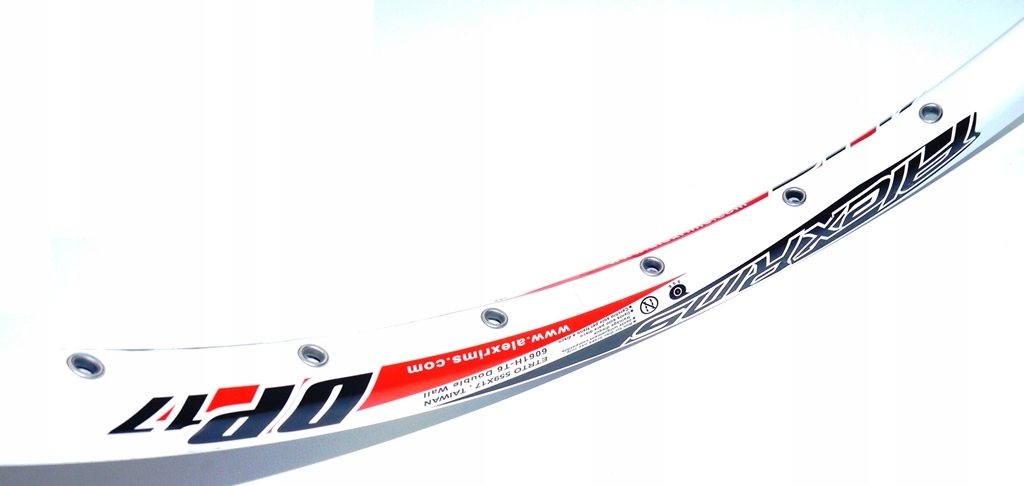 Obręcz 26'' Alexrims DP17 Disc 32ot 32h 23.9/17.8mm Biała XC Mtb