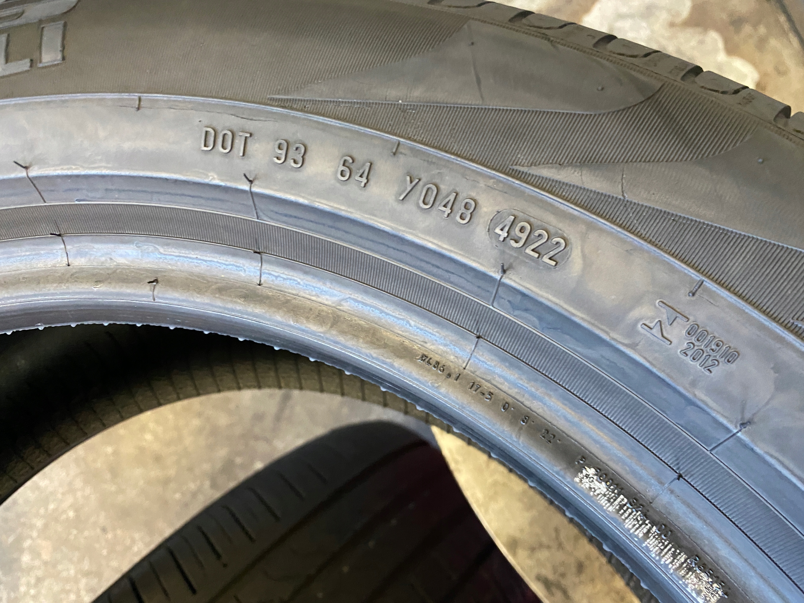 2 tyres summer 255/50R19 Pirelli Scorpion Verde as new 7mm
