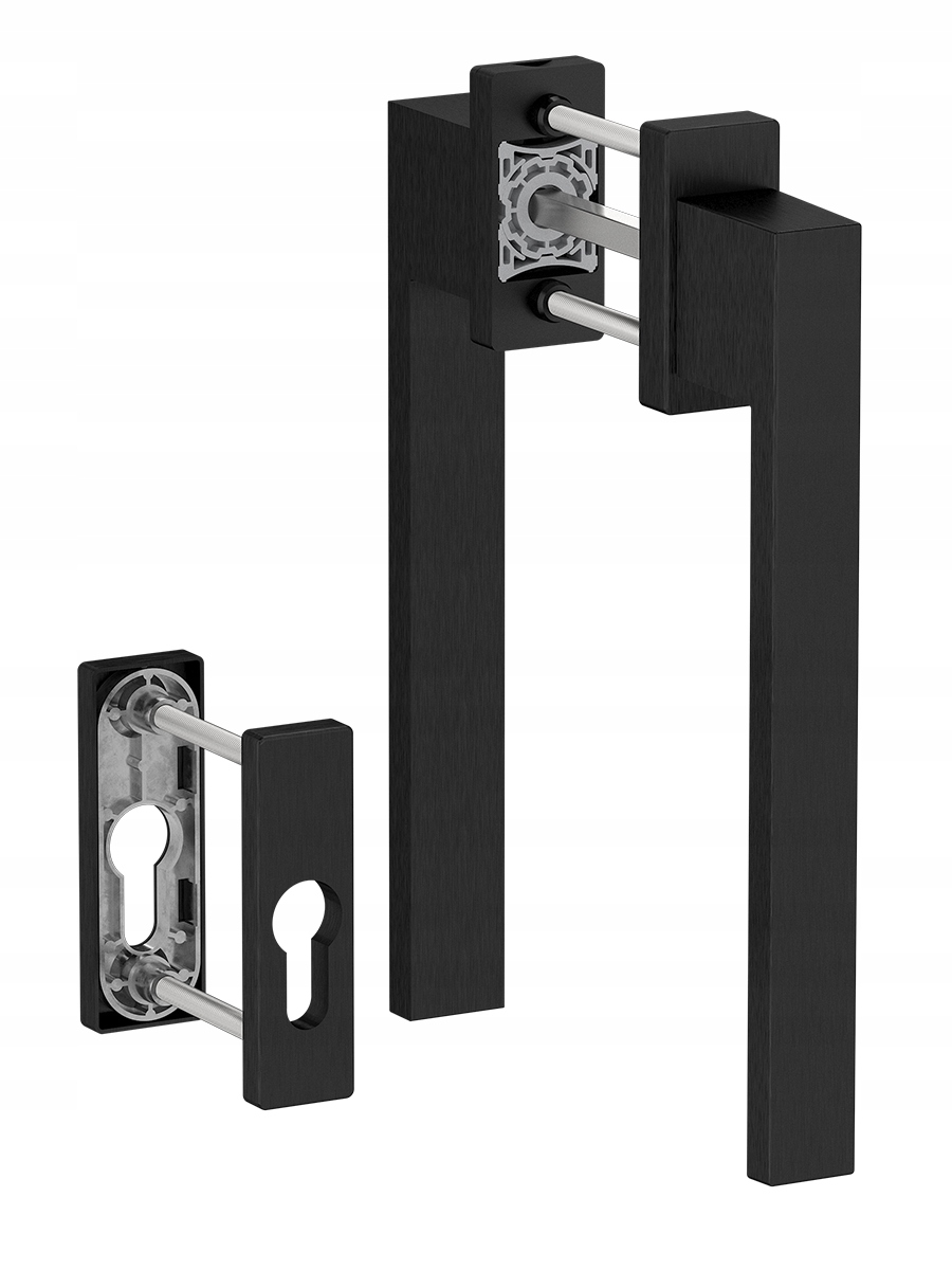 Kľučka na posuvné dvere psk/smart slide F9005 brúsená rozety