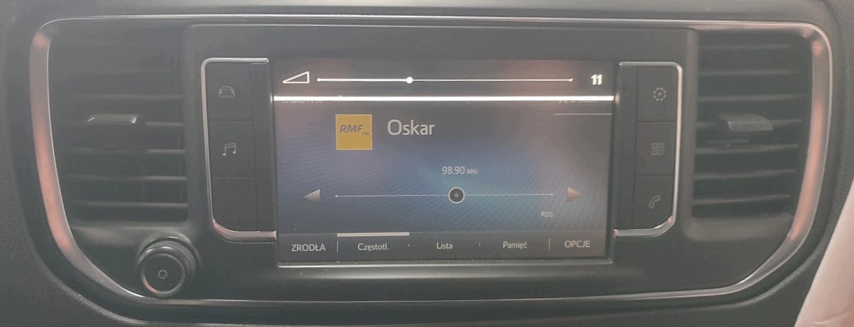 display RADIA navigation devices GPS PROACE II JUMPY EXPERT III 9825031680