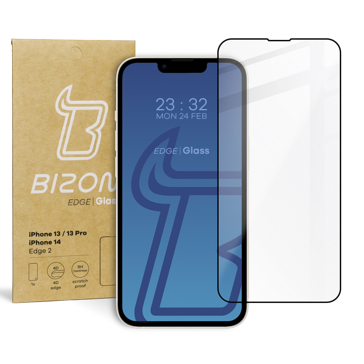 

Szkło hartowane Bizon Glass Edge 2 do iPhone 14