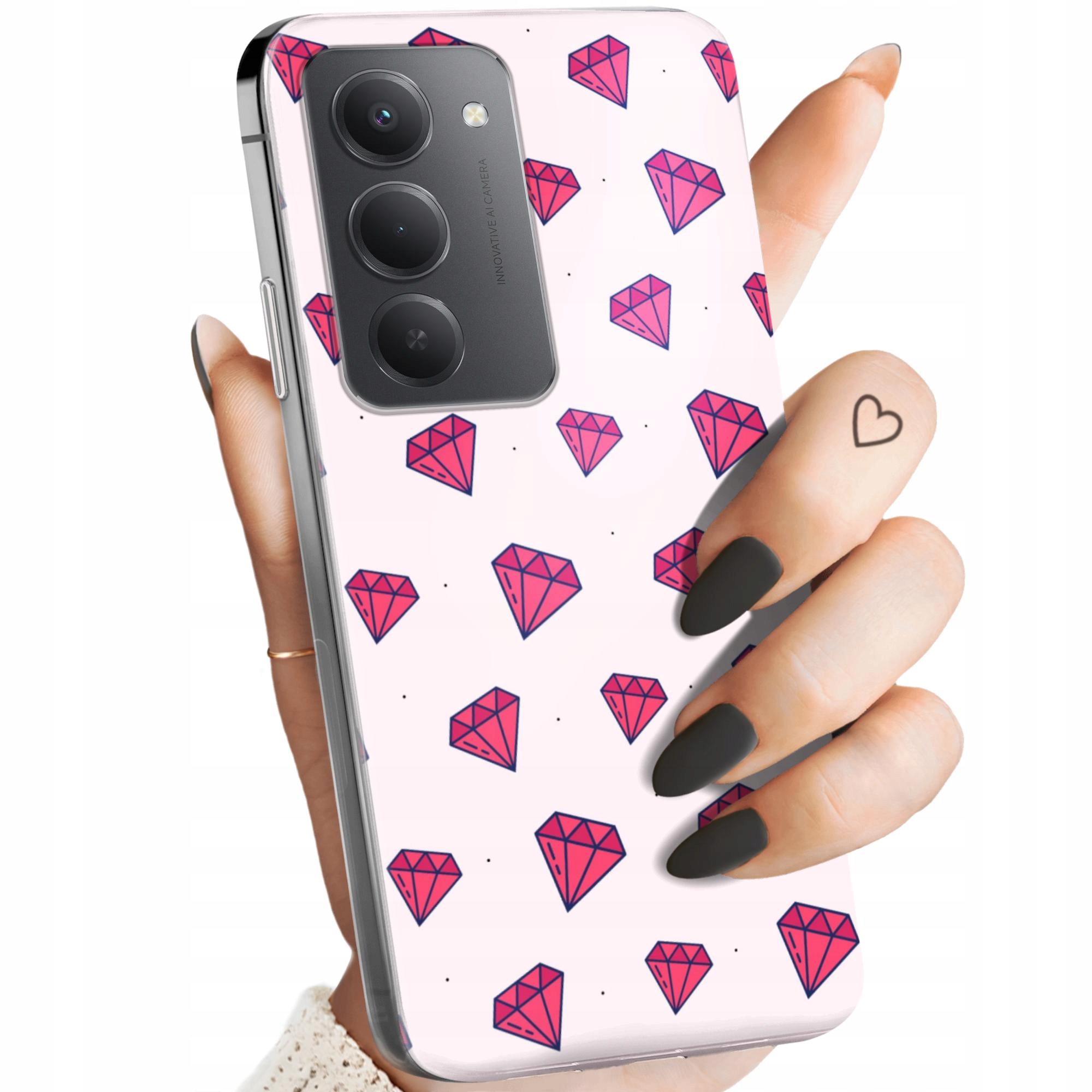 Etui Do Xiaomi Redmi 15 15 5G Cyrkonie Diamenty Kryształy Obudowa