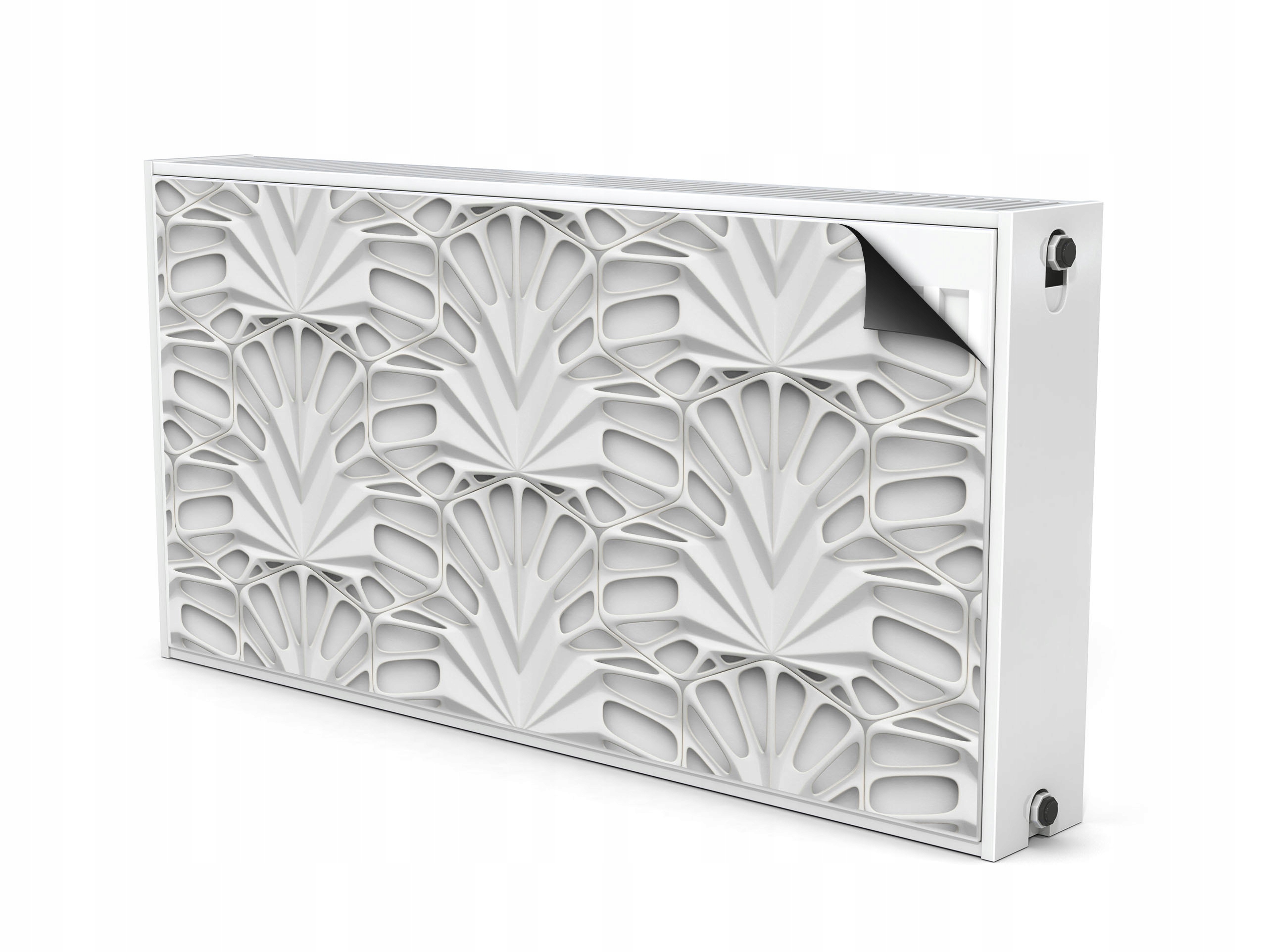 MATA MAGNETYCZNA NA KALORYFER ABSTRAKCJA ORNAMENTY EFEKT 3D MAGNES 90x60 Stan opakowania oryginalne