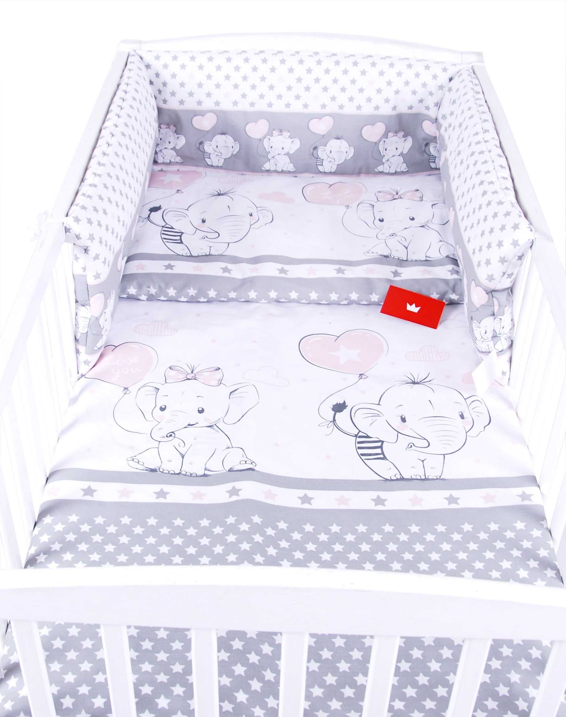 BabyLux Pościel Do Łóżeczka 140x70 Dziecięca Niemowlęca 135X100 cm 4EL N112