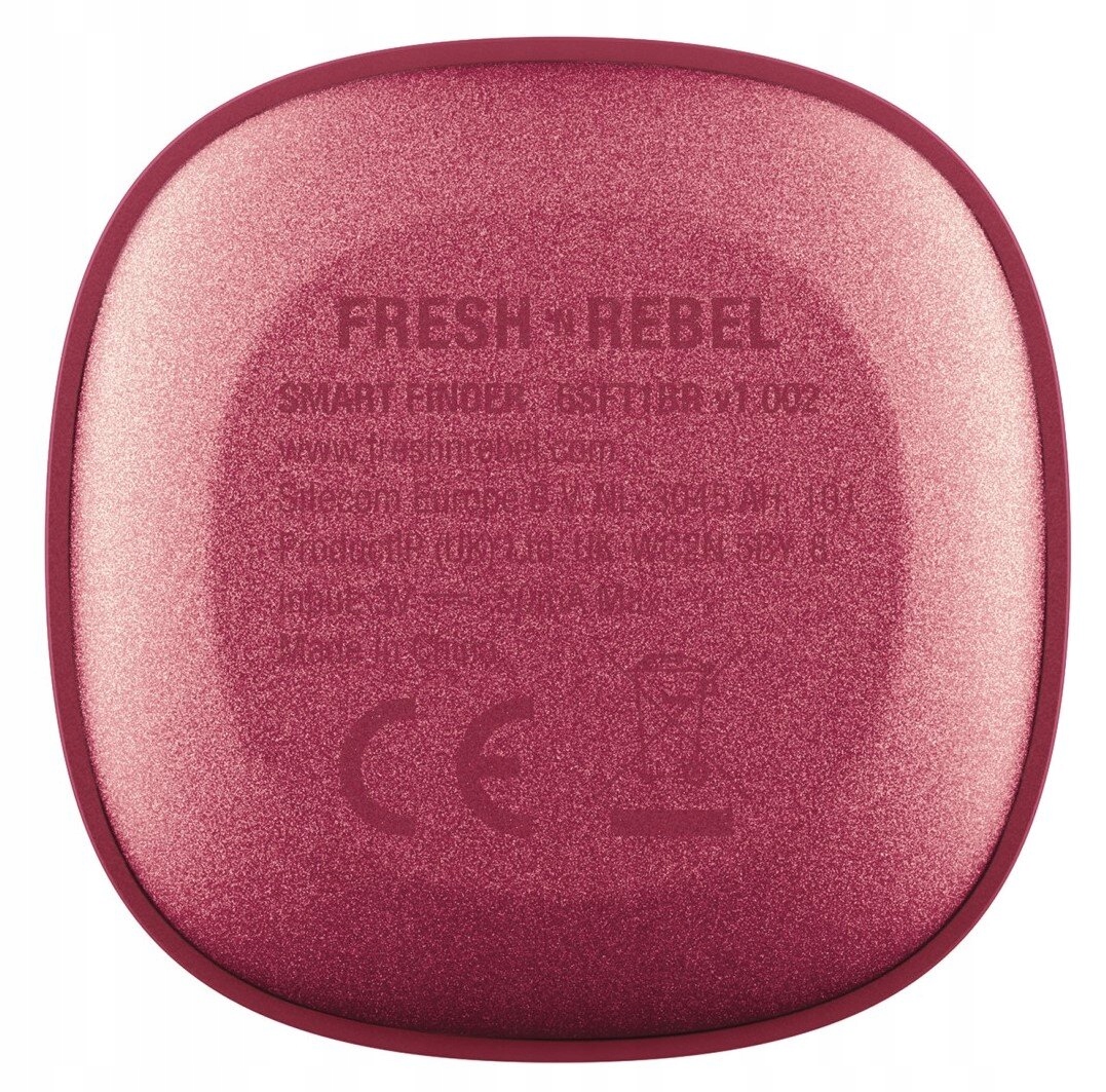 Fresh N Rebel Smart Finder Tag Із Підтримкою Apple Find My Червоний