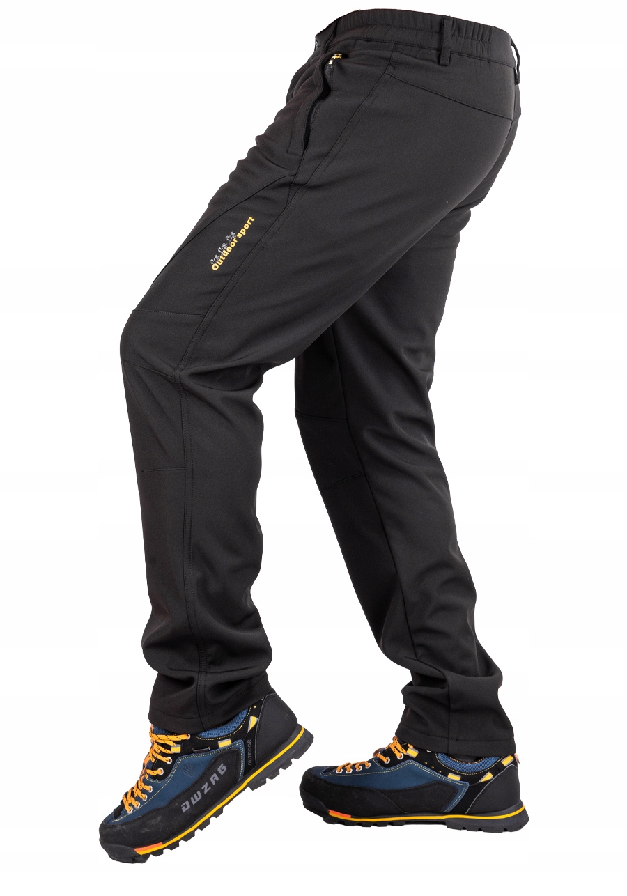 SPODNIE TREKKINGOWE CZARNE SOFTSHELL FREZZI R. 2XL Marka inna