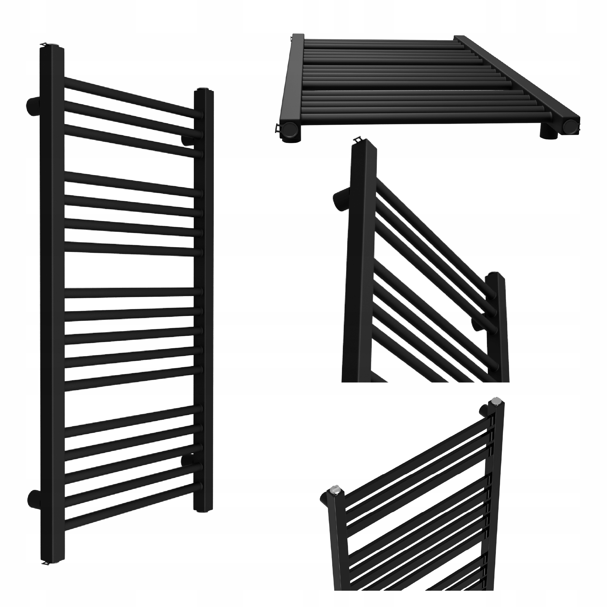 Koupelnový Radiátor Dave 720x650 Černý Mat