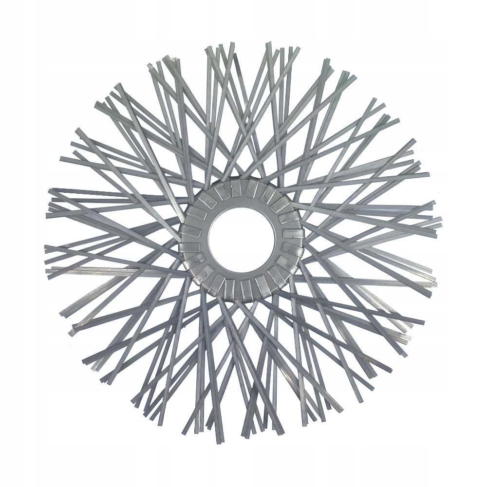 Szczotka kominiarska stalowa z oczkiem fi 175