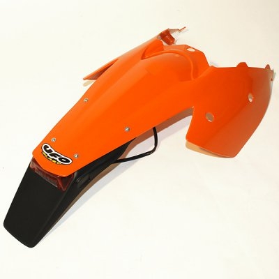 Ufo Blatník Zadný Ktm Sx '03-'06, Exc '03-'07 Blatník S Bokmi A Svetlom