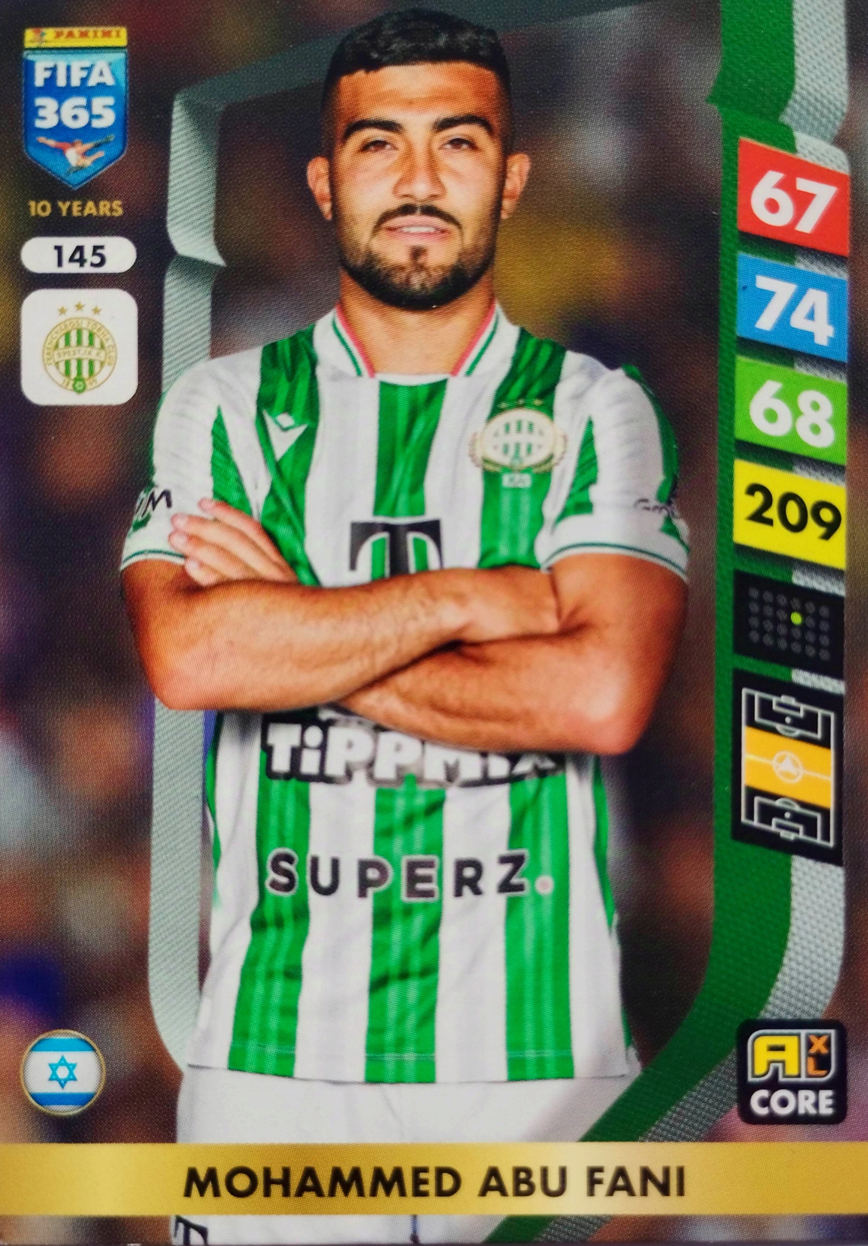 Panini Fifa 365 2025 Core 145 Mohammed Abu Fani Ferencvaros