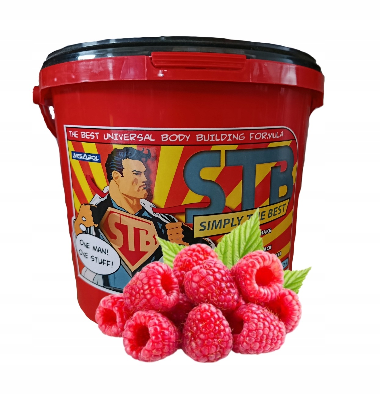 Megabol Stb 2600 g Raspberry Gainer Svaly Svalová hmota Síla Sacharidy