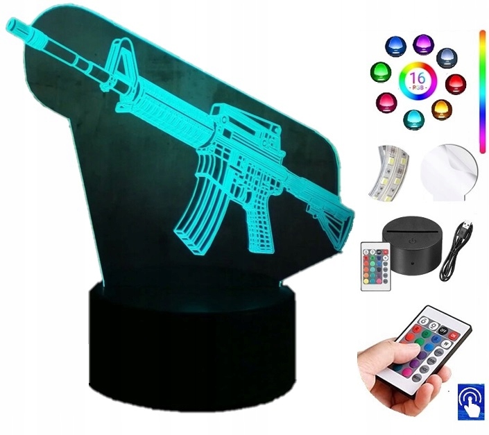 Lampka na biurko Counter Strike CS 16 LED PLEXIDO