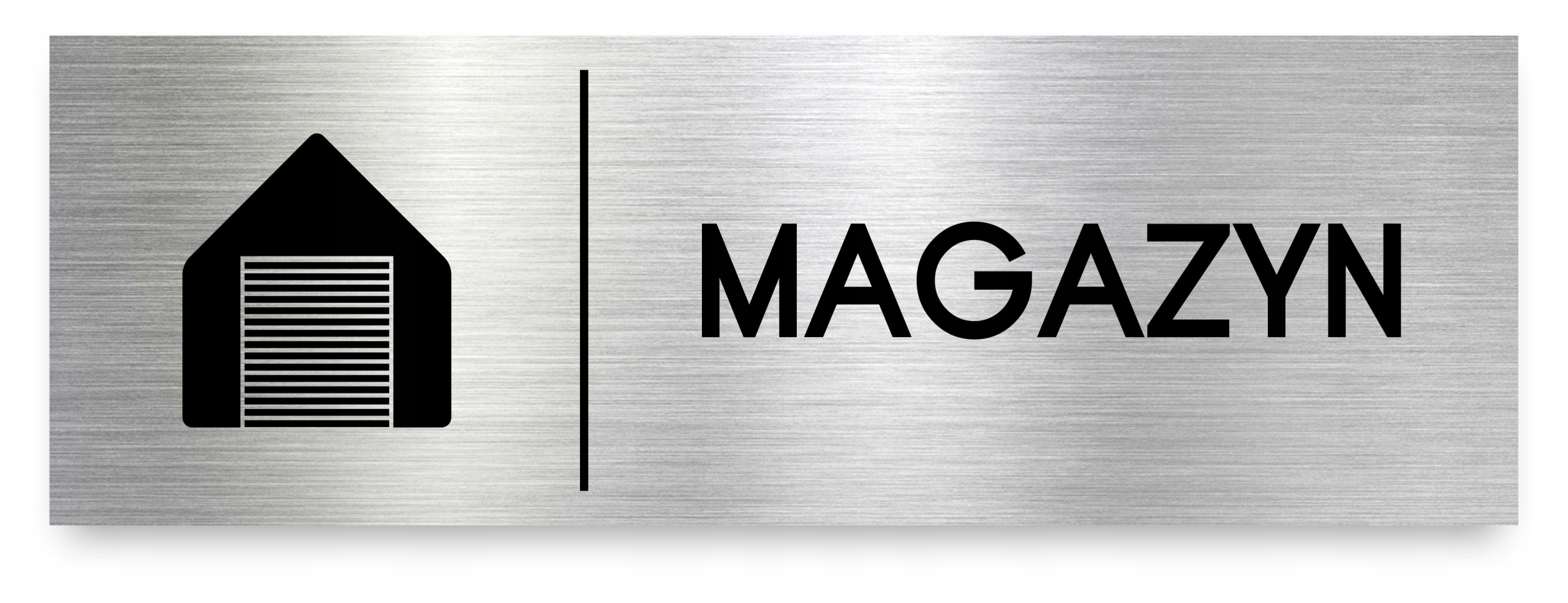 

Tabliczka Magazyn 30x10 cm Dibond