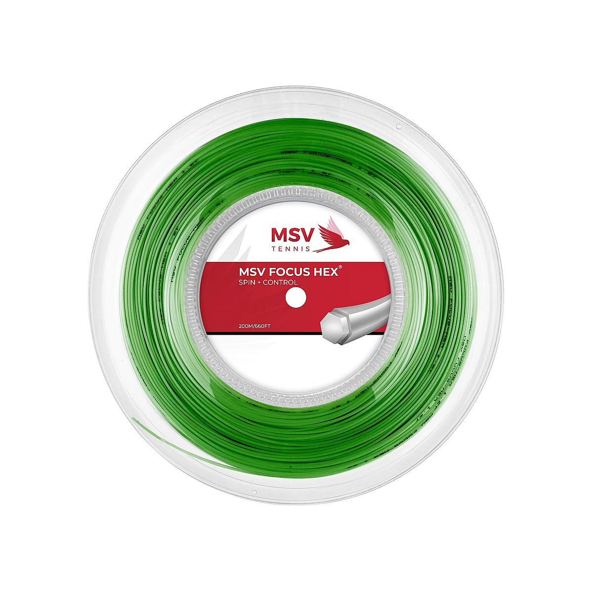 Tenisový výplet Msv Focus Hex zelený 1,23 mm 200 m