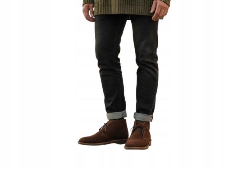 Kronstadt Hnědé Kotníkové Boty Z Přírodní Kůže S Podrážkou 43 Kč