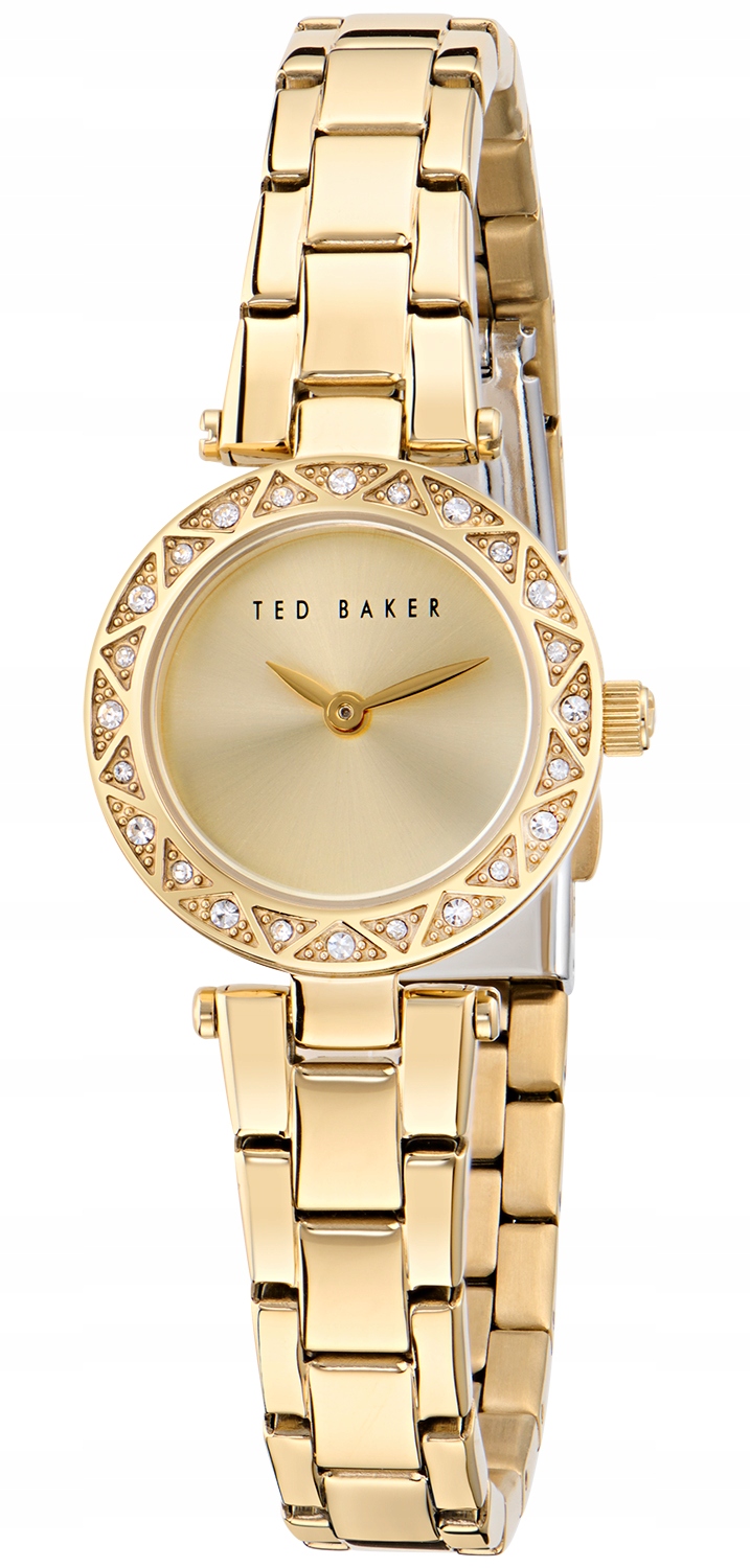 Zegarek damski złoty na bransolecie Ted Baker Iconic cyrkonie