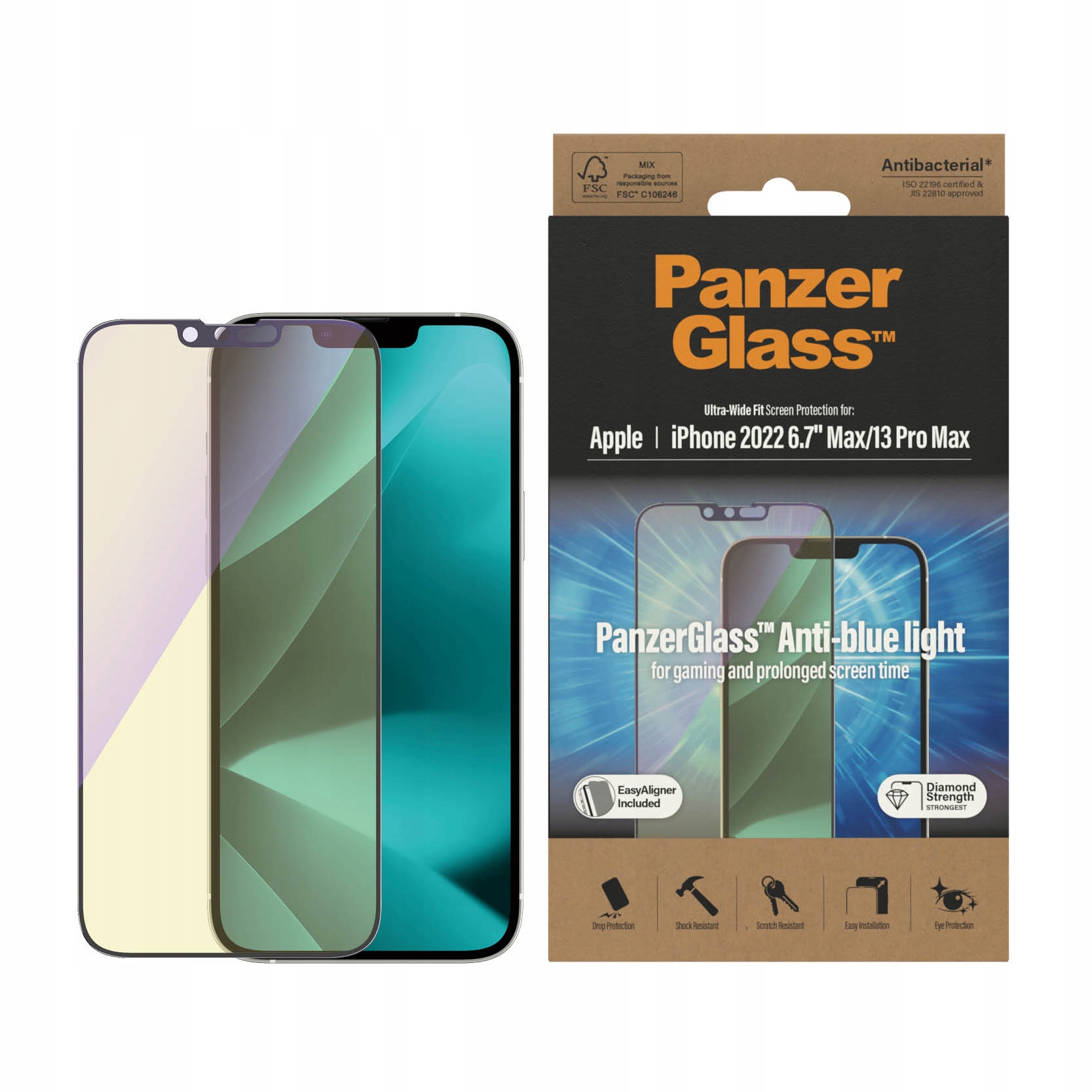 Tvrzené sklo PanzerGlass pro Apple iPhone 14 Plus, iPhone 14 Pro Max 1 ks