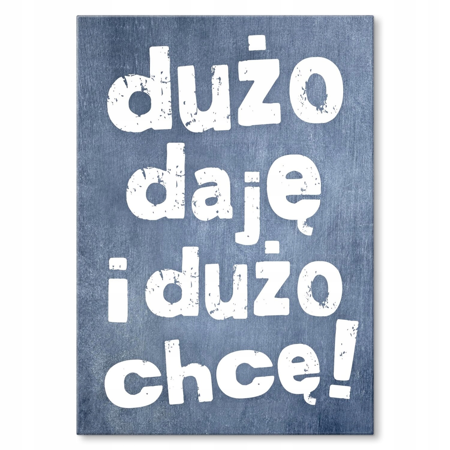 Kovový plakát Dávám hodně a chci hodně Dárek 22 x 31 cm