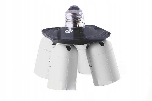 Adapter oprawka - rozgałęziacz E27 1 na 4 Adapter Model 732