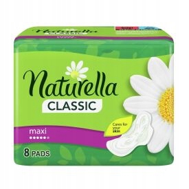 Naturella Classic Maxi podpaski ze skrzydełkami 8 szt.