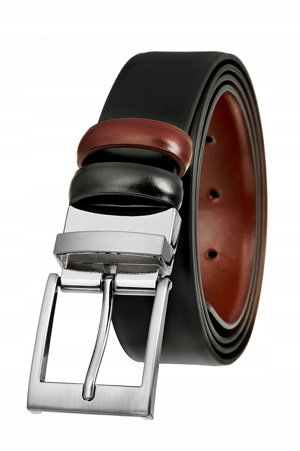 

Skórzany Dwustronny Szeroki Pasek Spodni PD46 75