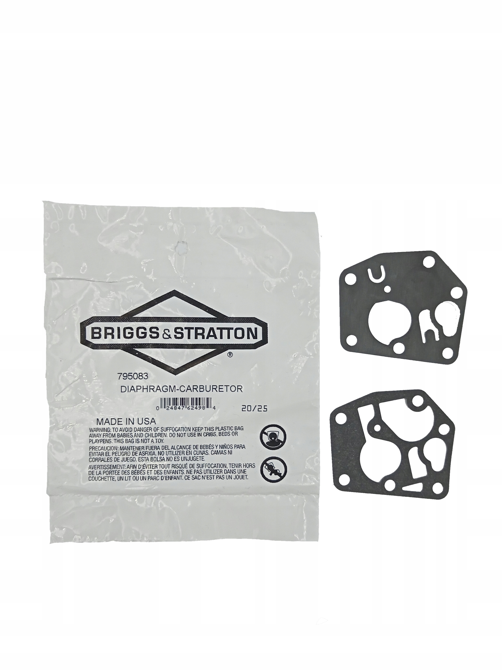 

Briggs Stratton membrana membrany gaźnika oryginał