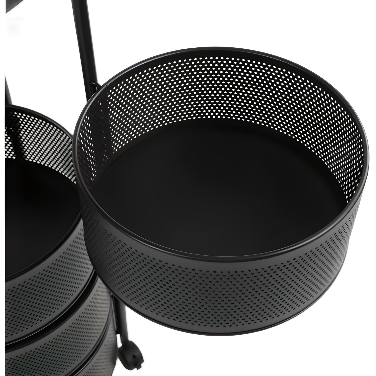 PÓŁKA KUCHENNA PIĘCIOPOZIOMOWY REGAŁ KUCHENNY SZAFKA NA KÓŁKACH KOSZYKI XL Szerokość mebla 30 cm