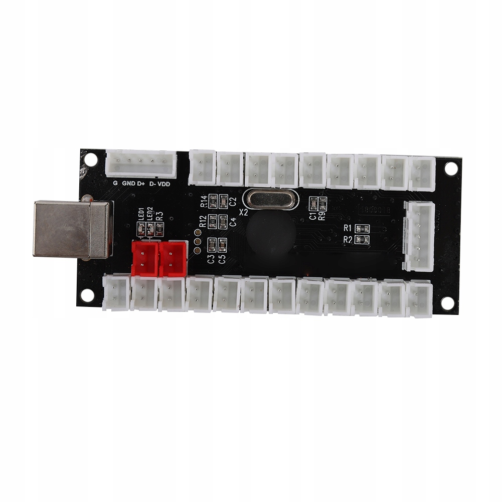 NaARCADE Game Usb Encoder Kontroler przycisku Raspberry Pi Host Host LV