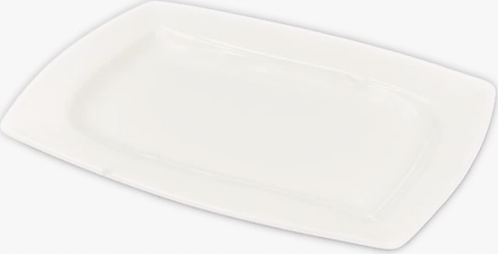 

Półmisek Porcelanowy 25x18CM Prostokatny Talerz